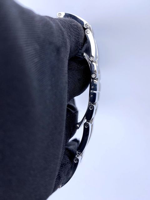 Cartier Roadster - Black Roman Numeral Dial & Bracelet Strap